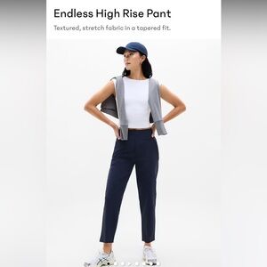 Athleta Endless High Rise Navy Pants
